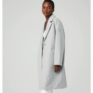 Alo yoga vip blazer trench jacket 🩶